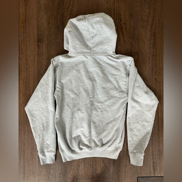 Sporty & Rich Blank Unprinted Heather Grey Hoodie - Picture 2 of 5